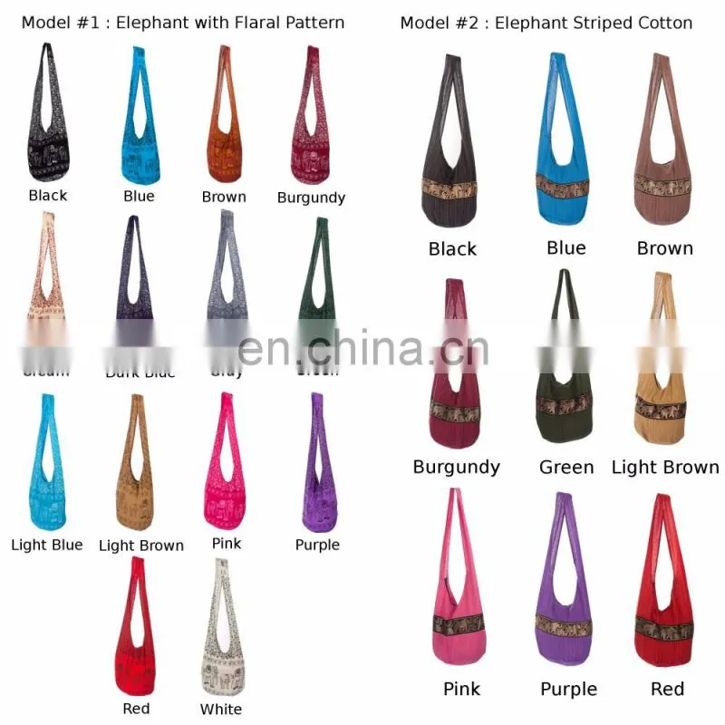 Thai Cotton Bags Hobo Sling Messenger Buddha Shoulder Hippie Yaam Crossbody Bag