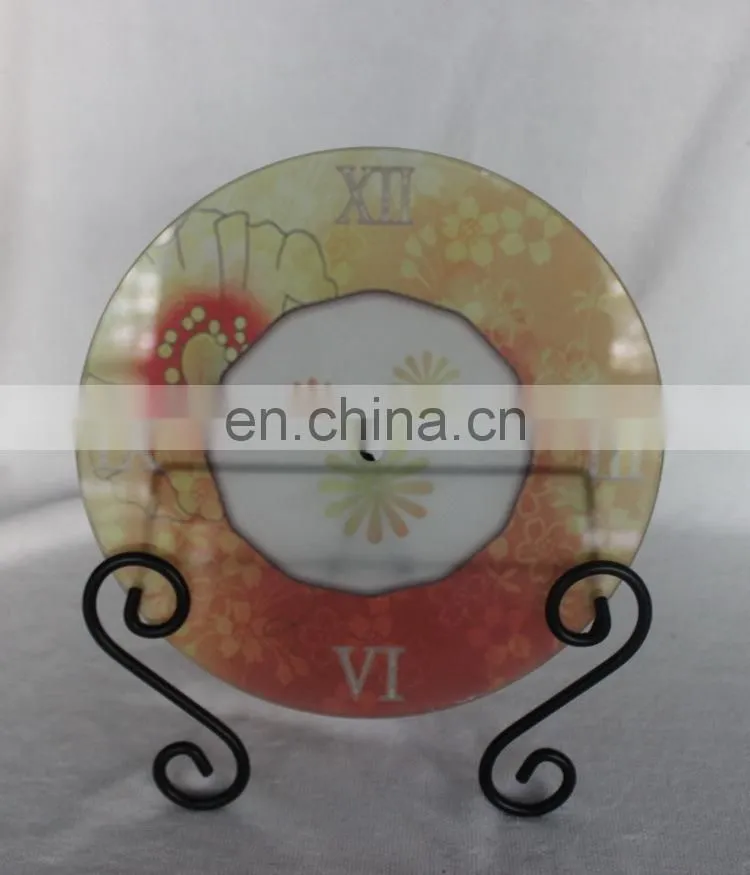 different size of sublimation glass clock
