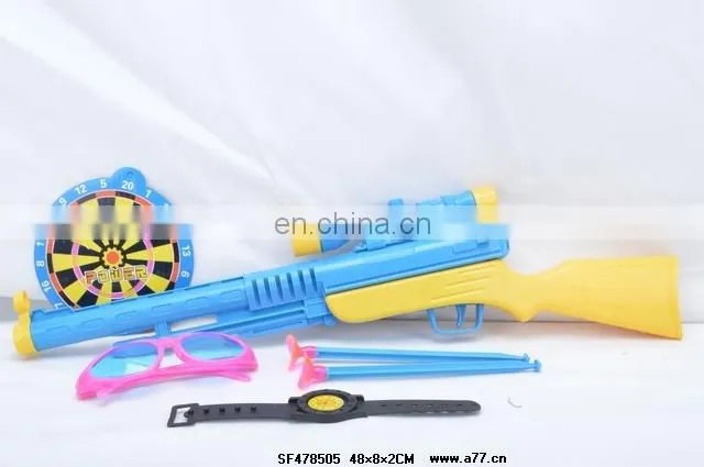 2014 Hot Selling B/O Soft Gun Toys, Plastic Electronics Toys Soft Bullet Gun