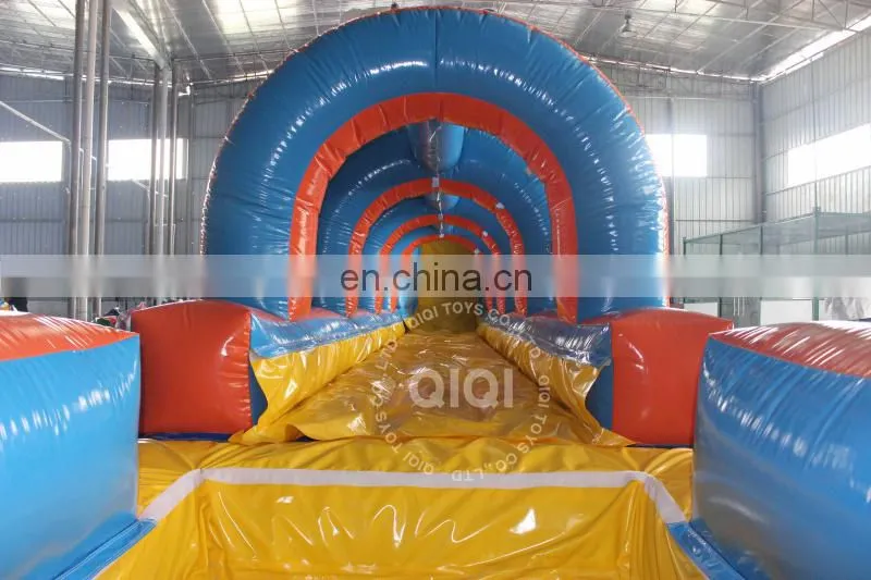 Long inflatable water jumping slide for adult and kids