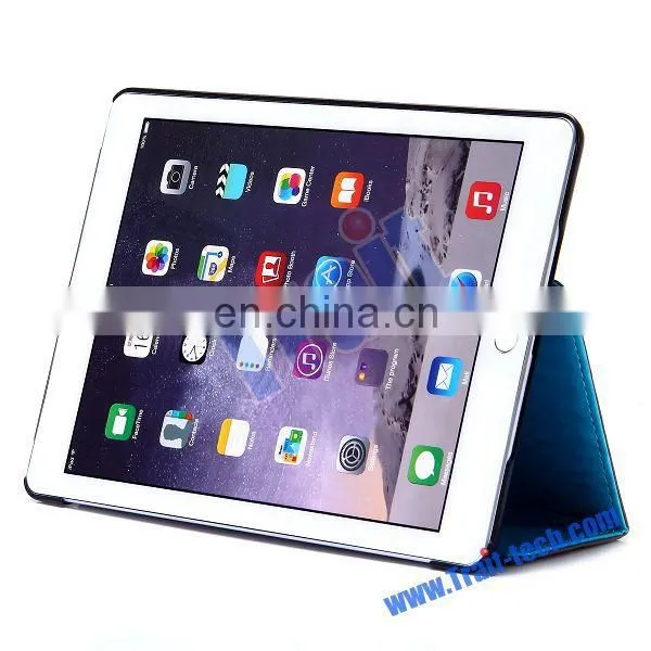 Factory OEM Flip Stand PC PU Cases for iPad Air 2
