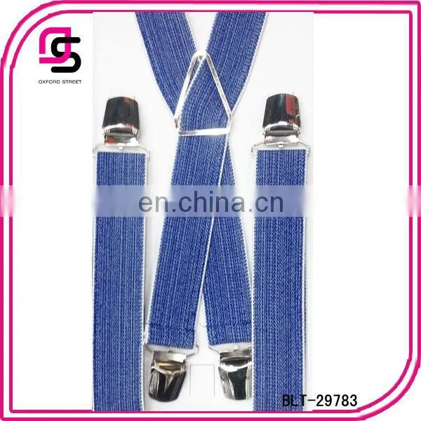 Suspenders for man,black fabric man suspenders,jeans suspenders