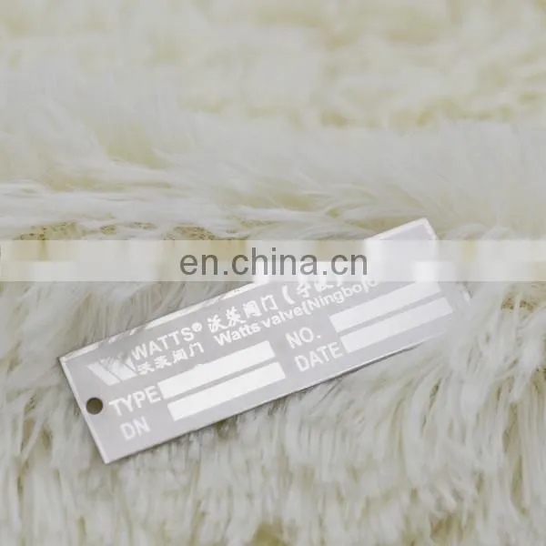Colorful custom metal jewelry tags wholesale