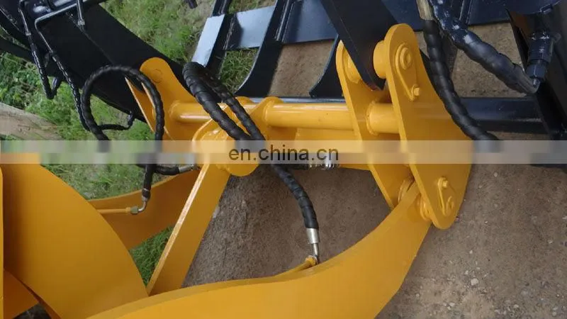 Snow bucket 2Ton wheel loader log fork,V-snow blade,4 in 1 bucket