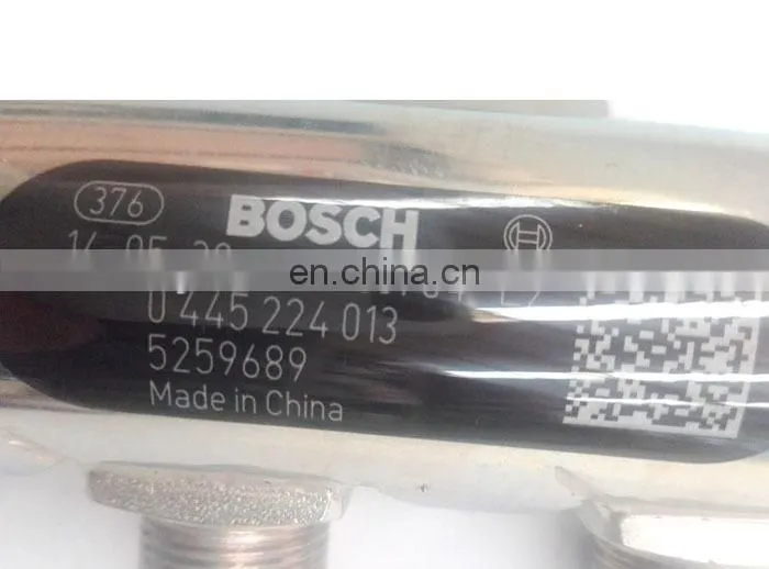Foton ISF3.8 engine high pressure fuel rail 0445224013 / 4944990