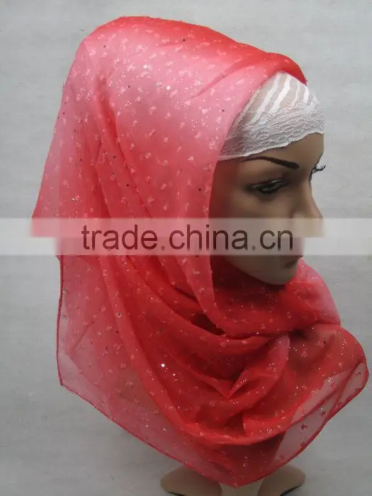 SJ001 clearance sale muslim square scarf