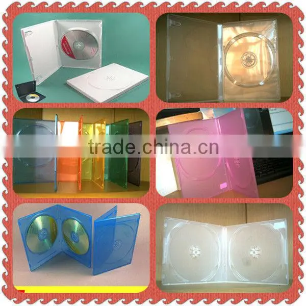 shantou black double/single half size 10mm pp dvd cases