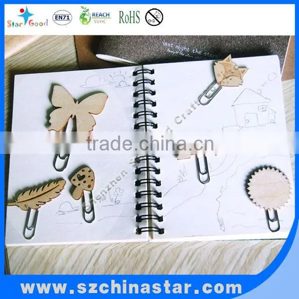 Decorative metal crafts clip for office and promotional gift