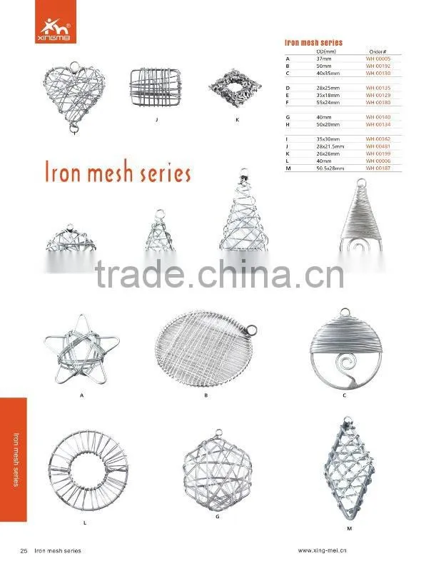 Iron fashion pendant charm