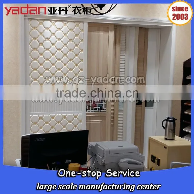 Fashional Sliding door Designs of wardrobe bedroom furniture set