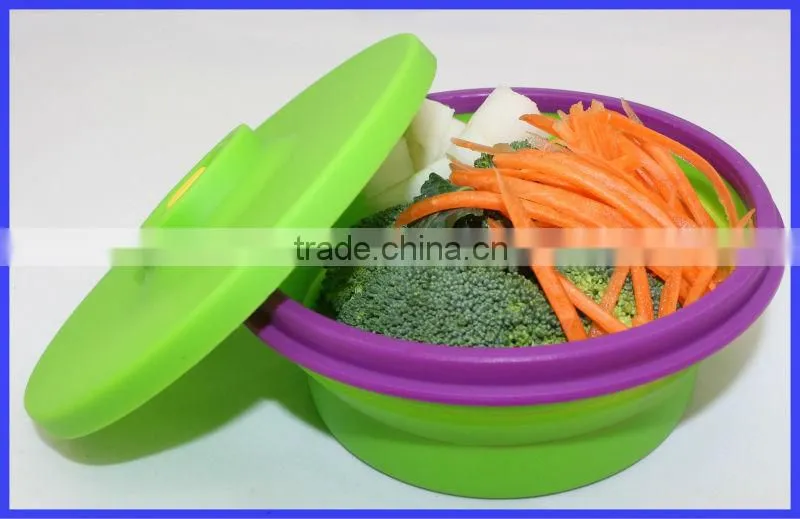 2014 New Floding Collapsible Hamburger Lunch Box