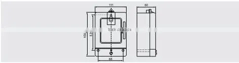 DDSY33 Single Phase Electronic Prepayment Energy Meter