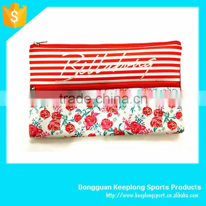 2015 wholesale pencil case soft neoprene pencil case