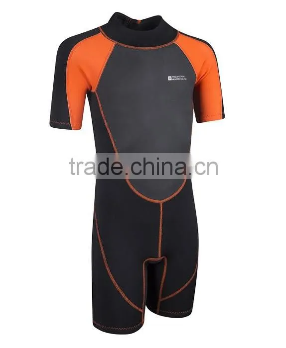 yellow plain diving wetsuit