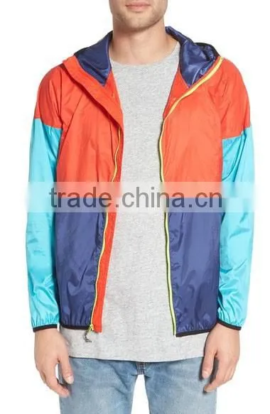 Wholesale Packable Water Resistant Windbreaker Jackets