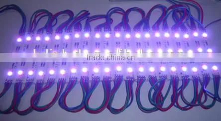 Material glue item 5050 led RGB module high brightness with cheap price and changlable color for signage