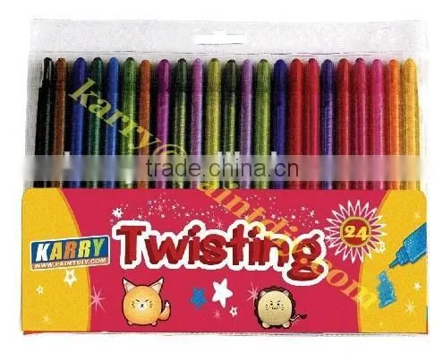 12-Color Long Crayon 2880A