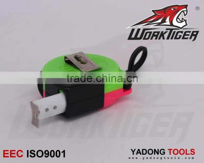 multi-color ABS case 2 stops tape measure