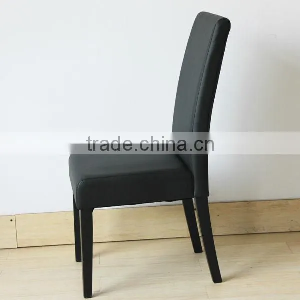 RCH-4040 Black Chair PU Leather Dining Chair