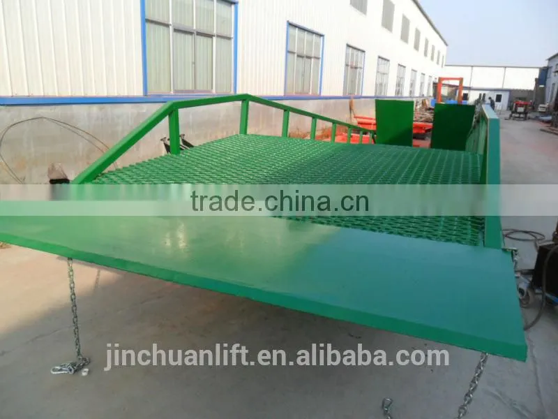 Loading ramp 10 Ton stable hydraulic mobile yard loading ramp