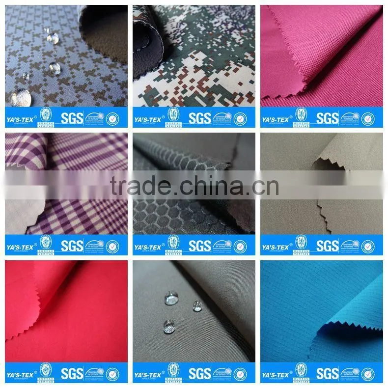 Woven recycled fabric coating fabric durable waterproof fabric for jackets