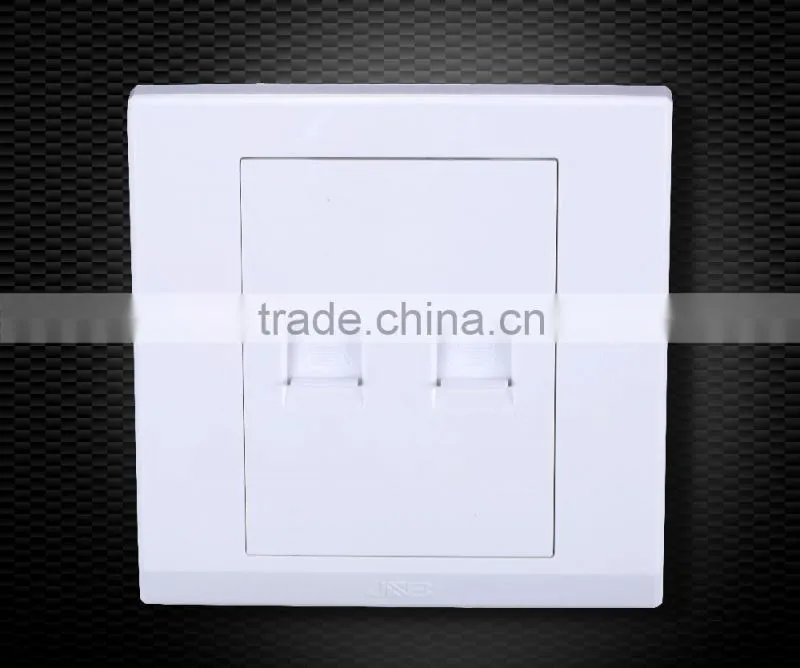 Promote computer accessories double 2 gang computer socekt , computer socket duplex