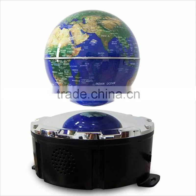 Professional Audio Speakers With Levitating Floating globe