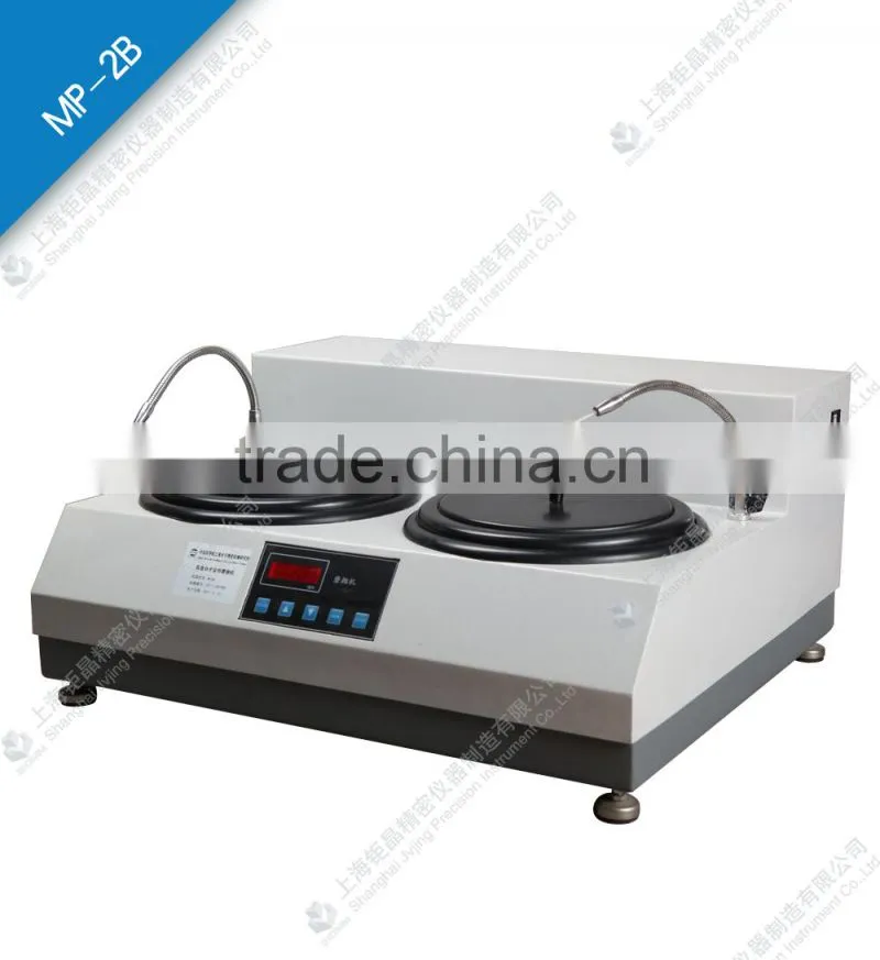 double discs specimen desktop metallographic polishing and grinding machine