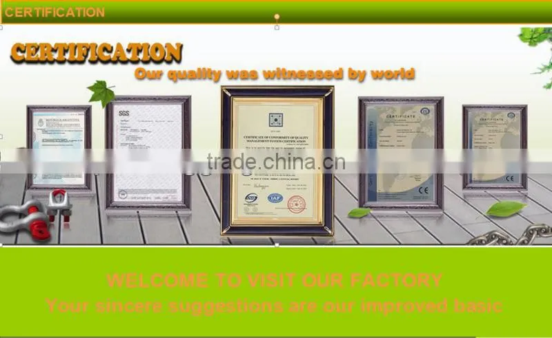 captive pin anchor chain Bolt Type Shackles made in china