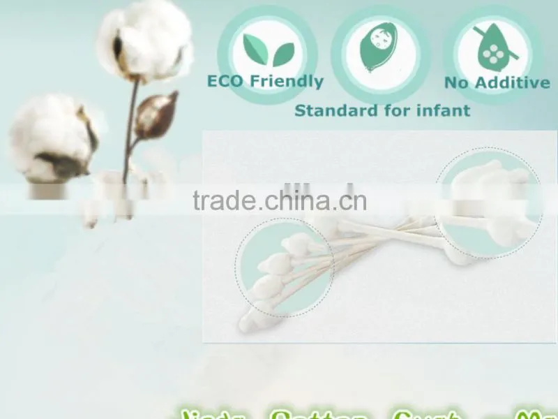 Sterile cotton buds wooden stick(100pcs)