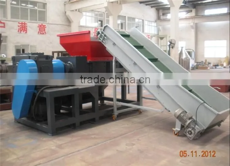 bumper bar shredding machine