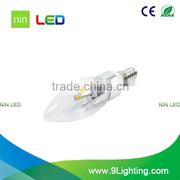 sliver color Newest best sell led high quality led candle light