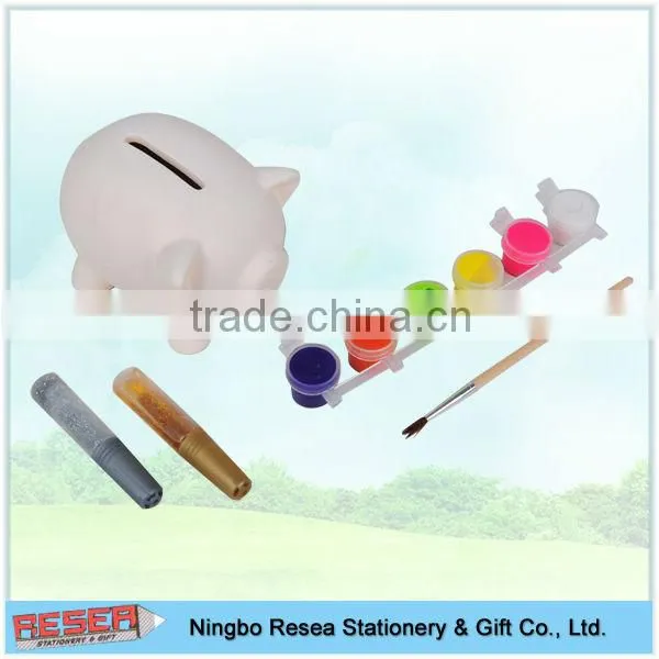 Customize your Own Design DIY ceramic Piggy bank