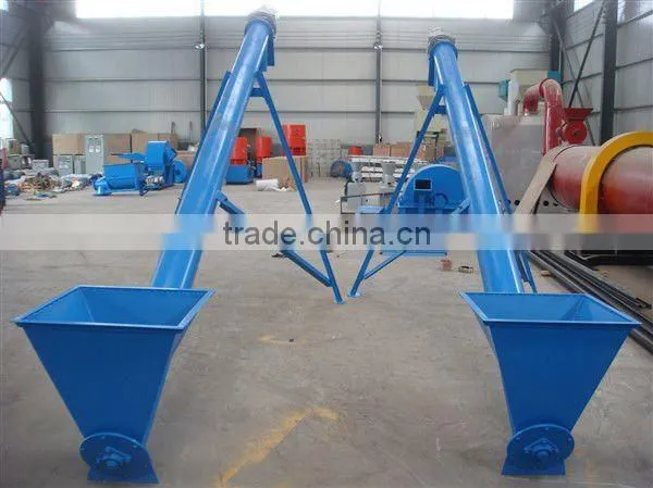 Grain vertical screw conveyor