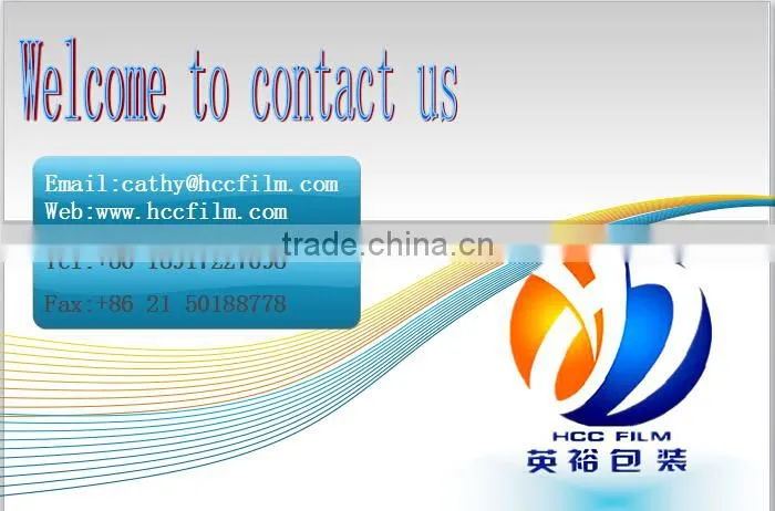 metallized CPP film/metallized PET/metallized BOPP/half-black film/half metallized film