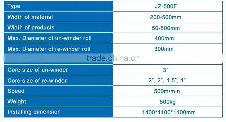 new high quality rewinder slitter