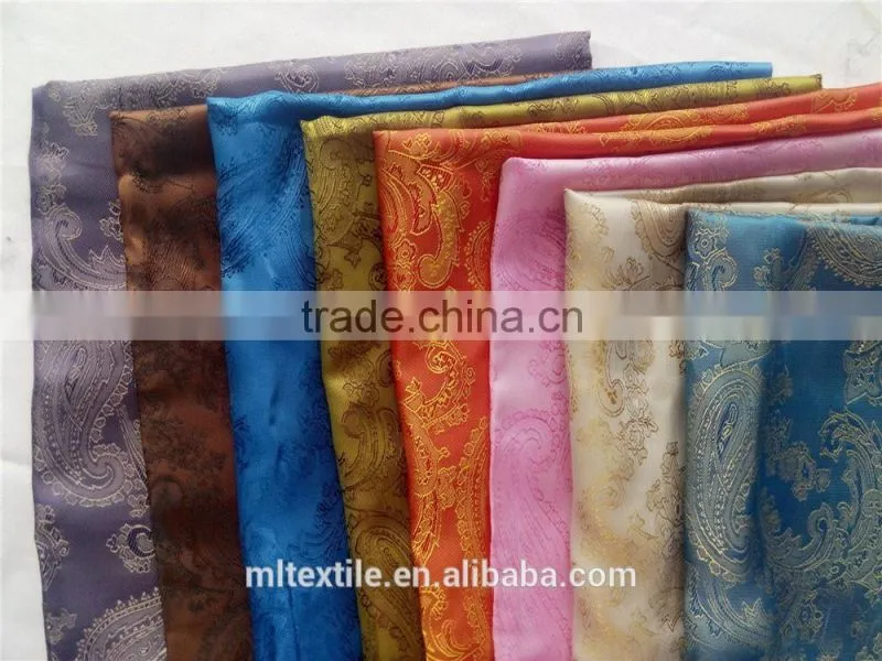 polyester rayon jacquard lining fabric for handbag