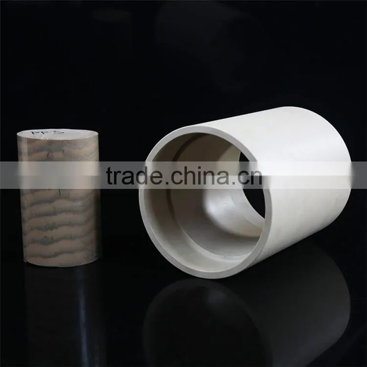 OEM engineering plastic molded products cnc machined plastic TECHTRON PPS bushing sleeve