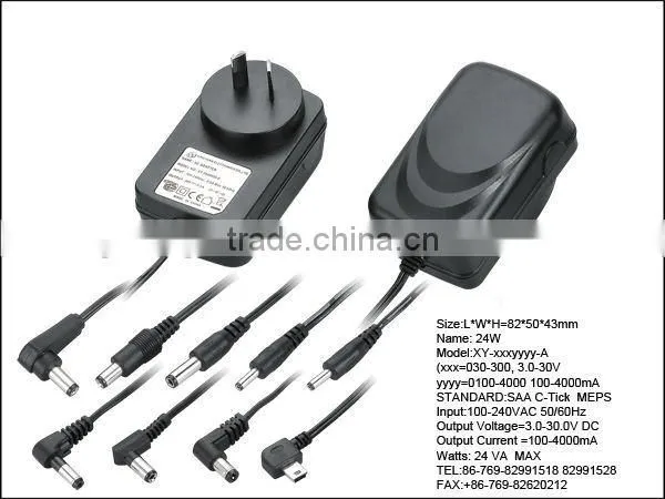 AC to DC Power adapters with SAA marks