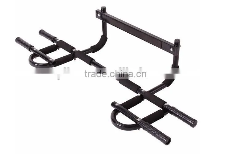 Total Workout Black Coated Door Gym Bar, Horizontal Bar
