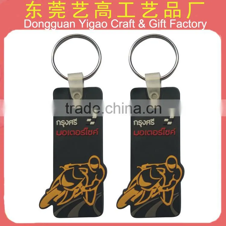 Soft PVC personalized name keychains for premium gifts