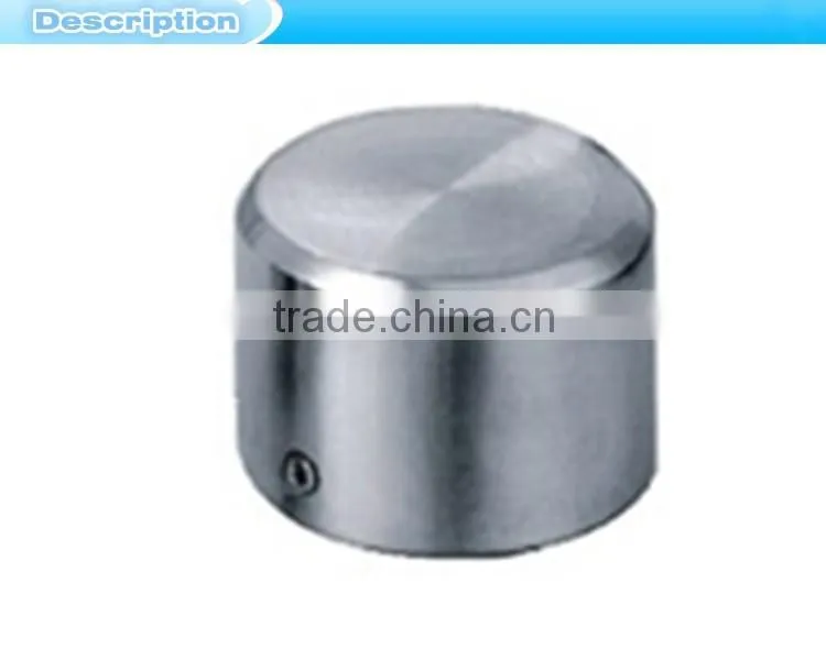 bannister stainless steel tube end caps round pipe end cap