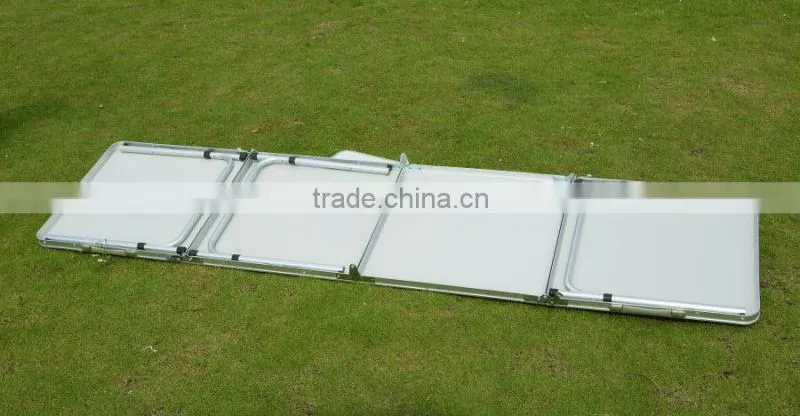 8ft Outdoor aluminum folding table picnic table beer pong table