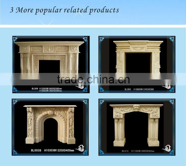 Antique fireplace mantels