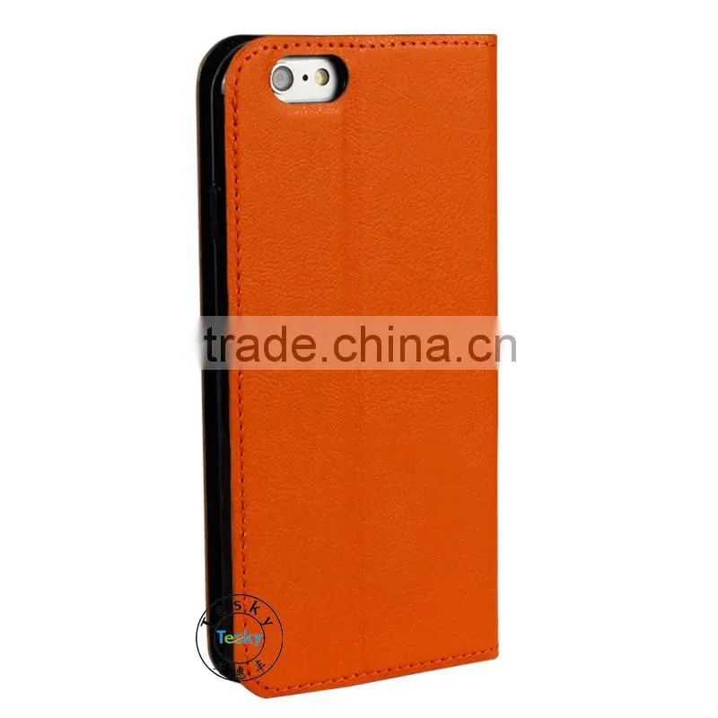 For iphone 6 Case Cover Skin, Stand Leather Stylish Mobile Phone Case For iphone 6 Flip Design With Stand
