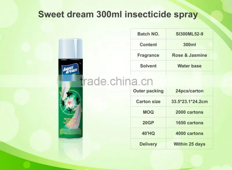 Super strong killing ability spray 300ml , 400ml household , insecticide spray