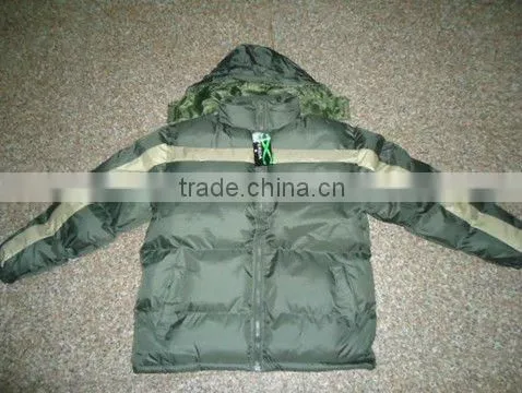 2013 News mens padding winter jackets with pvc coating