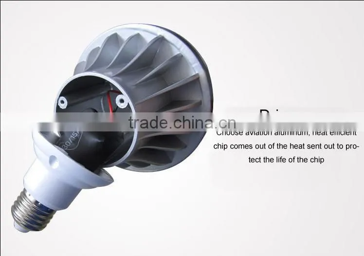 Guzhen die-casting aluminum E27 led bulb with 15W 20W 25W 30W