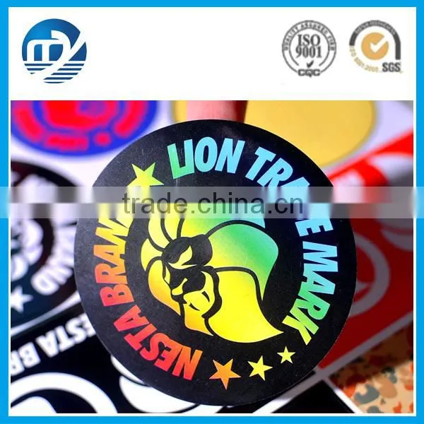 yellow back paper plain sticker for promotion