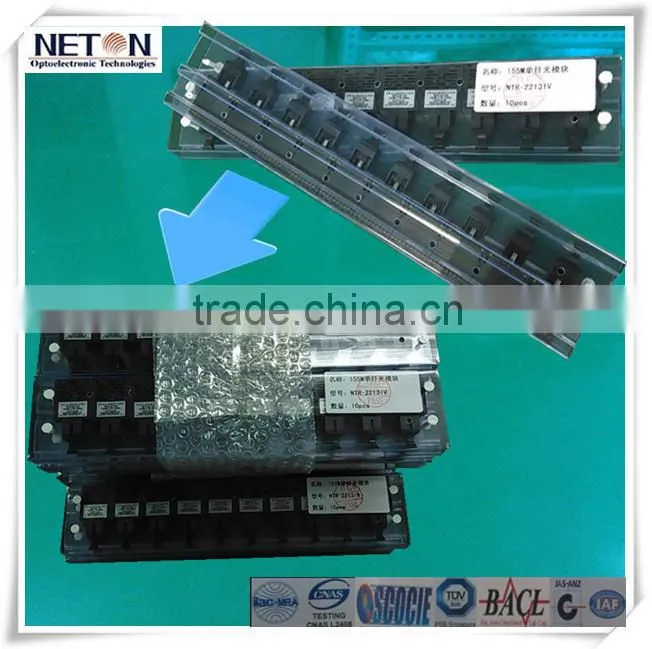 3Gbps 1X9 SDI Transmitter Module OF Digital Diagnostic 40Km operating